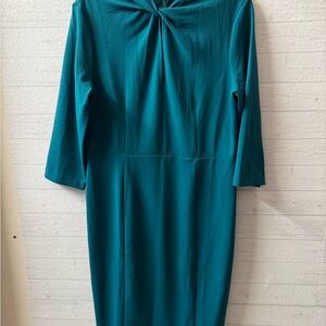 Donna Morgan Blue Long Sleeve Dress